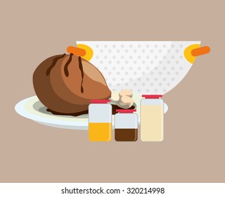 Home Kitchen concept  about supplies icons design, vector illustration 10 eps graphic.