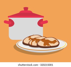 Home Kitchen concept  about supplies icons design, vector illustration 10 eps graphic.