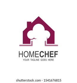 Home kitchen logo, Home cooking concept design