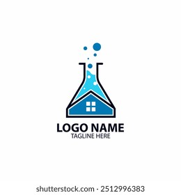 home lab logo design vector