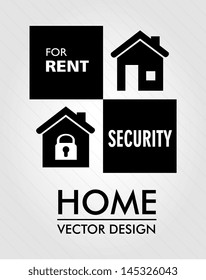 home label over gray background vector illustration