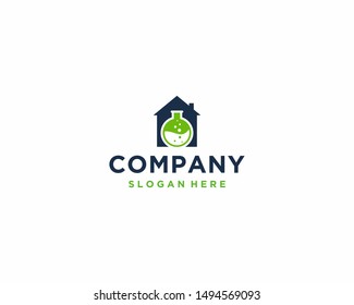 Home labs logo design template