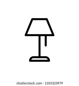 Home Lamp Bulp Icon Vector