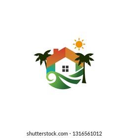 home landscape logo template