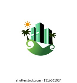 home landscape logo template