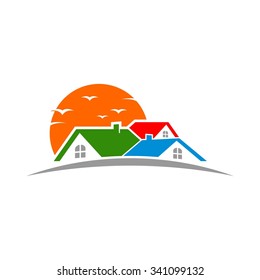 Home Landscape Logo Template