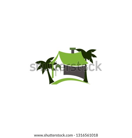 home landscape logo template