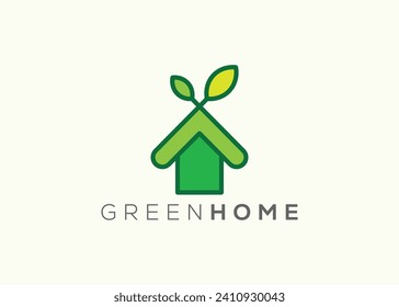 Plantilla vectorial de diseño de logotipo de hoja propia. Logo del vector de la hoja natural