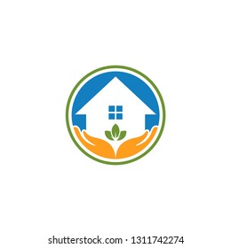 House Care Logo Design Element Stock Vector (Royalty Free) 602916245 ...