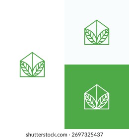 home leaf logo vector icon illustration