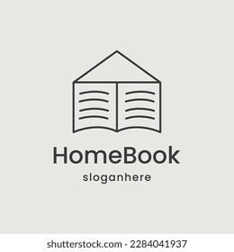 Home Learning logo designs concept vector. Home Education logo template