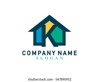 Home letter K design