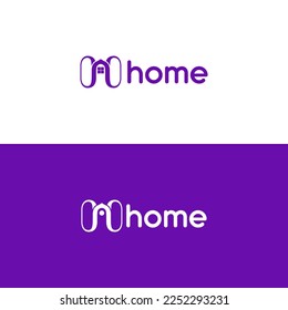 Home and Letter M Logo.