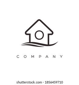 vector de logotipo de la letra de inicio O