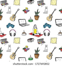 home life design on white background