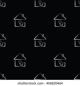 Home light bulb icon