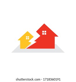 Home Lightning Logo Design Vector Icon Graphic