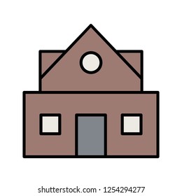Home Line filled icon