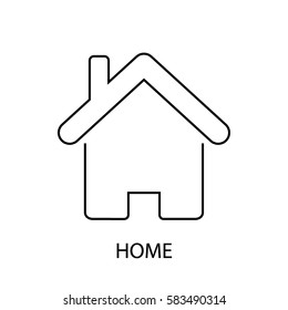 Home Line Icon