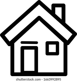 Icono de línea de inicio - vector