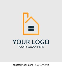 home line logo design vector