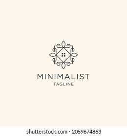 Home line premium logo - vector