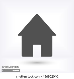 Home . line vector icon
