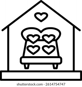 Home Line Vector Icon Design