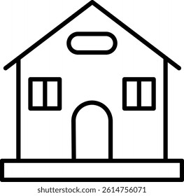 Home Line Vector Icon Design