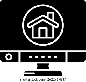 Startseite Linie Vektor Icon Design