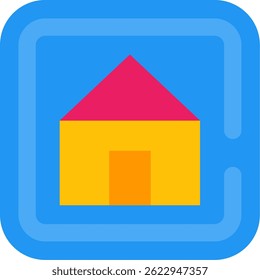 Startseite Linie Vektor Icon Design