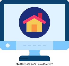 Startseite Linie Vektor Icon Design