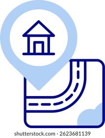 Startseite Linie Vektor Icon Design