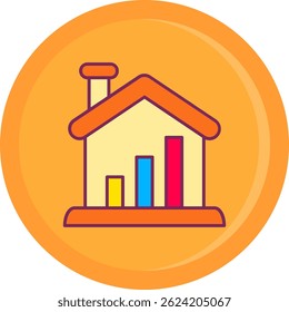 Startseite Linie Vektor Icon Design