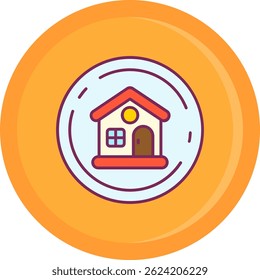 Startseite Linie Vektor Icon Design