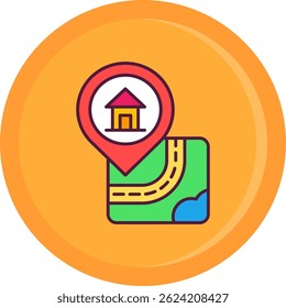 Startseite Linie Vektor Icon Design