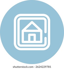 Startseite Linie Vektor Icon Design