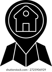 Startseite Linie Vektor Icon Design
