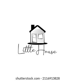 Home Little House Logo Design Template