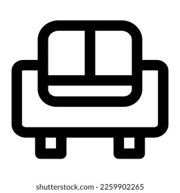 Home and living icon isolated vector illustration on white background. High quality black style home and living vector icons