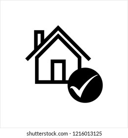 Home Loan Approved Icon Vector Art Illustration