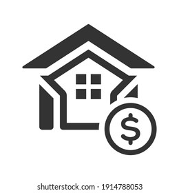 Home Loan Icon (vector Illustration)