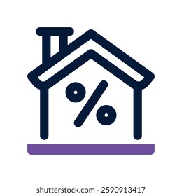 home loan icon. vector icon for your website, mobile, presentation, and logo design.