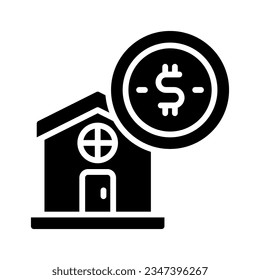 home loan icon for your website, mobile, presentation, and logo design.