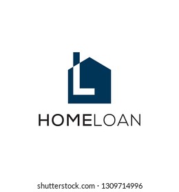 Home Loan logo design inspiration-vector