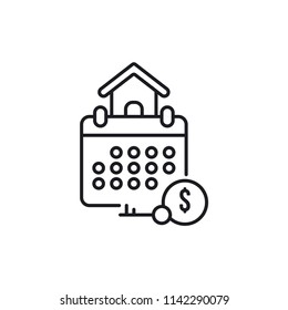 Home Loan Modern Simple UI Vector Icon
