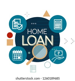 Home Loan Process Abstract Illustration As EPS 10 File