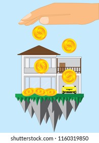 Home Loans For Those Who Want To Have A Home By borrowing money from banks. 
Which is considered a business. The bank will profit from interest.