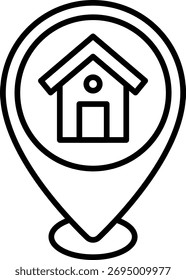 Inicio Icono de Locación: Casa en el puntero del mapa