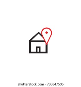 home location icon logo